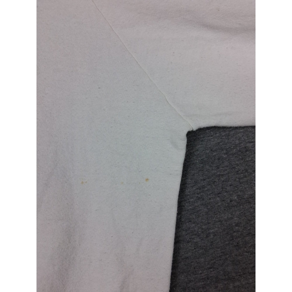 VTG Jerzees Sweatshirt Adult L White Crew Fleece Princess Cruises Alaska Ports - Picture 4 of 11